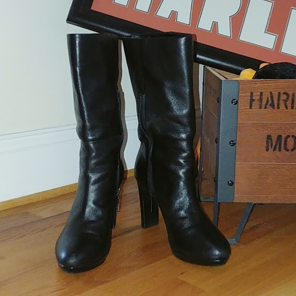 Calvin Klein black boot